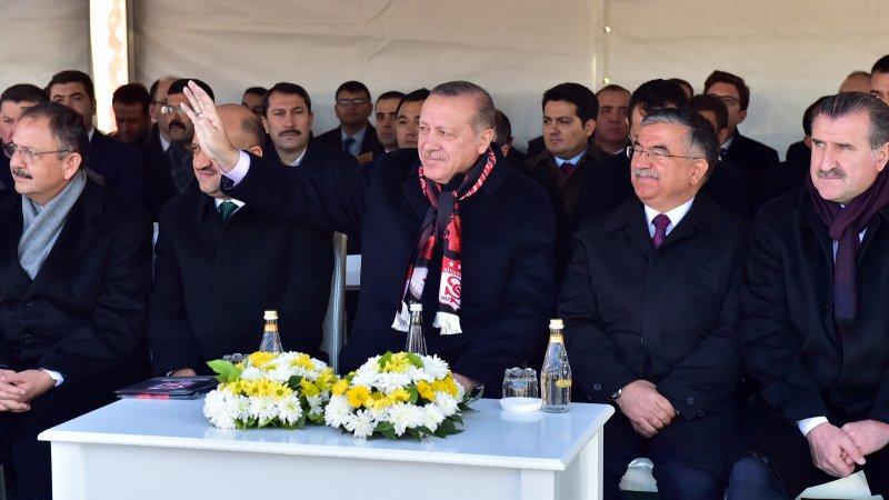 Cumhurbaşkanı Erdoğan ve Bakan Yılmaz, Sivas´ta 53 eserin toplu açılışına katıldı