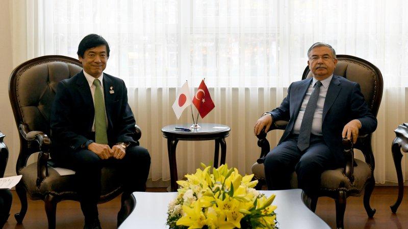 Bakan Yılmaz, Japonya Büyükelçisi Mıyajıma´yı kabul etti
